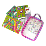 OOLY Let's Go! Activity & Coloring Kit - Unicorn Candy Town
