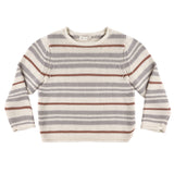 Rylee & Cru Jacques Sweater - Dusty Blue Stripe