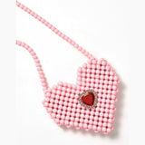 Super Smalls Heartfelt Sparkle Pearl Handbag