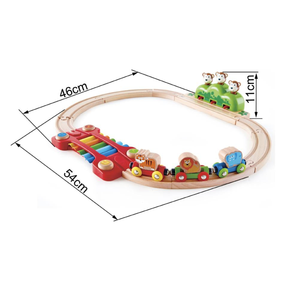 Hape Music and Monkeys Railway - hip-kid
