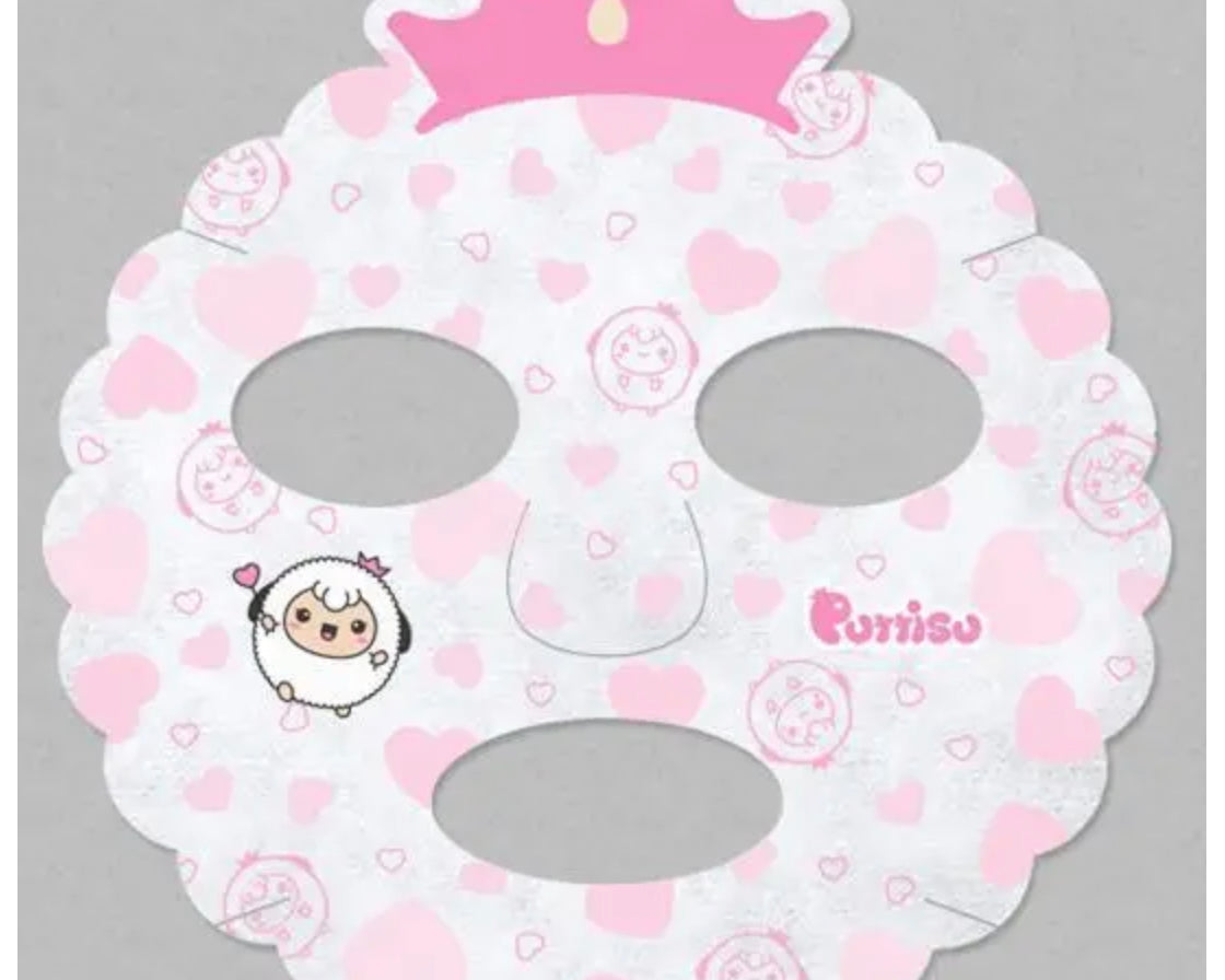 Pittisu Real Fruit Facial Mask Sheets - Strawberry - hip-kid