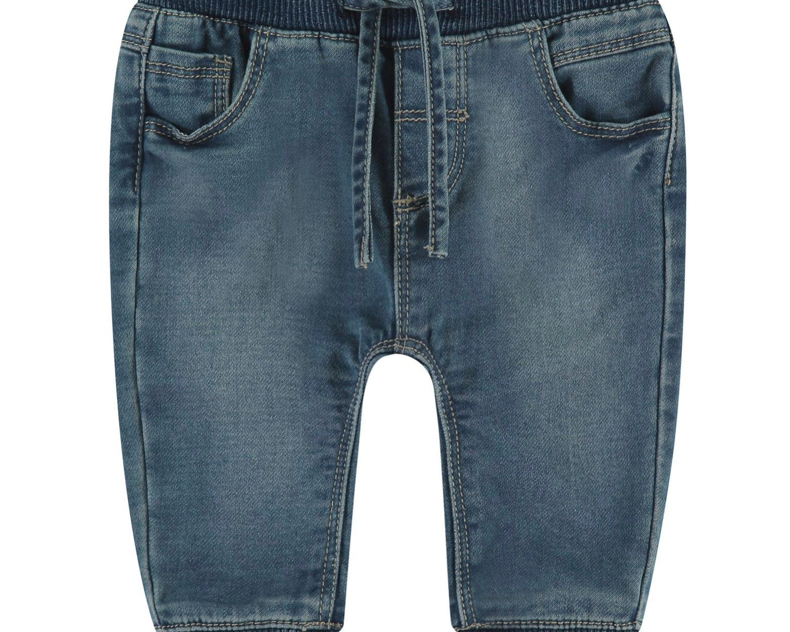 Babyface Baby Boys Jogg Denim - Blue Denim - hip-kid