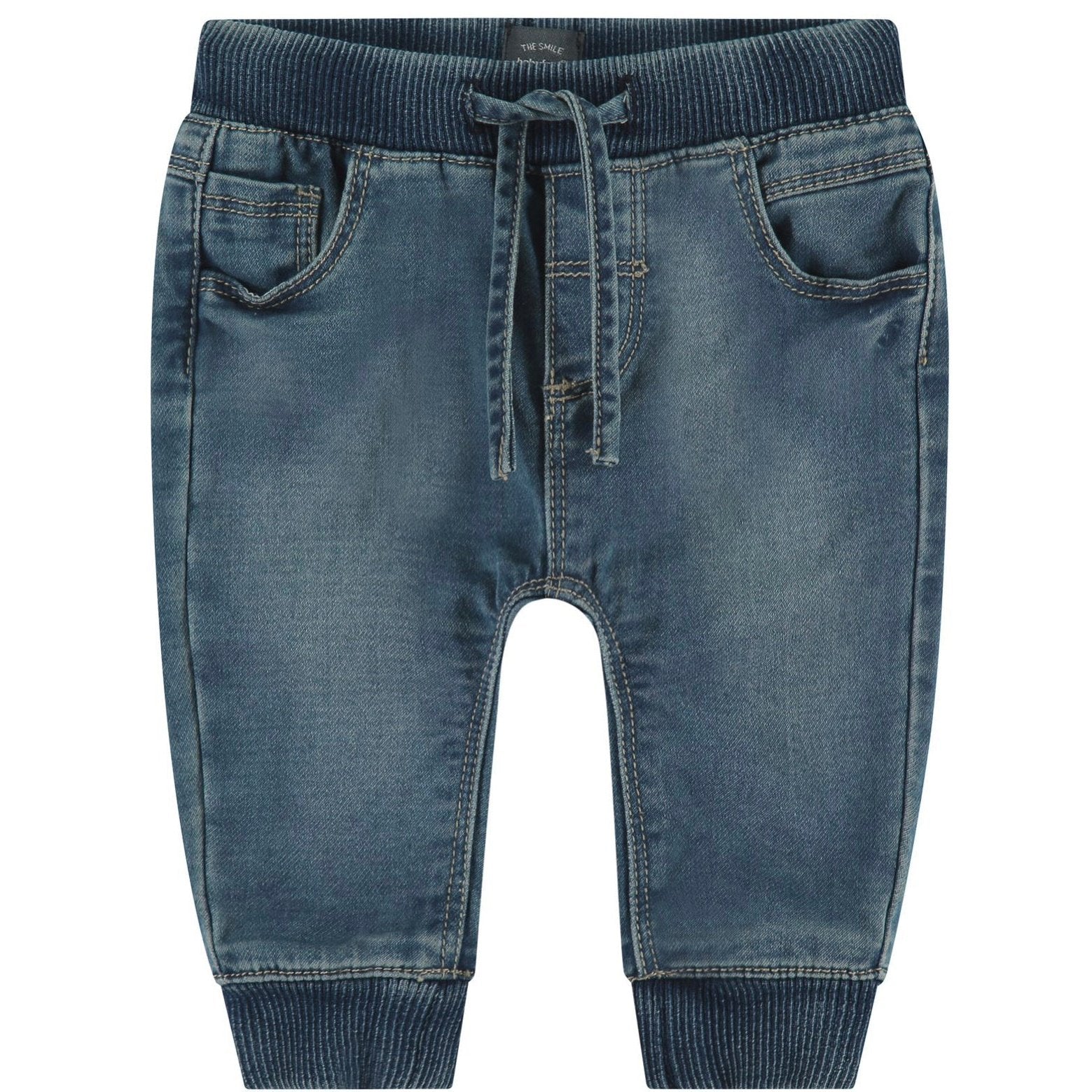 Babyface Baby Boys Jogg Denim - Blue Denim - hip-kid