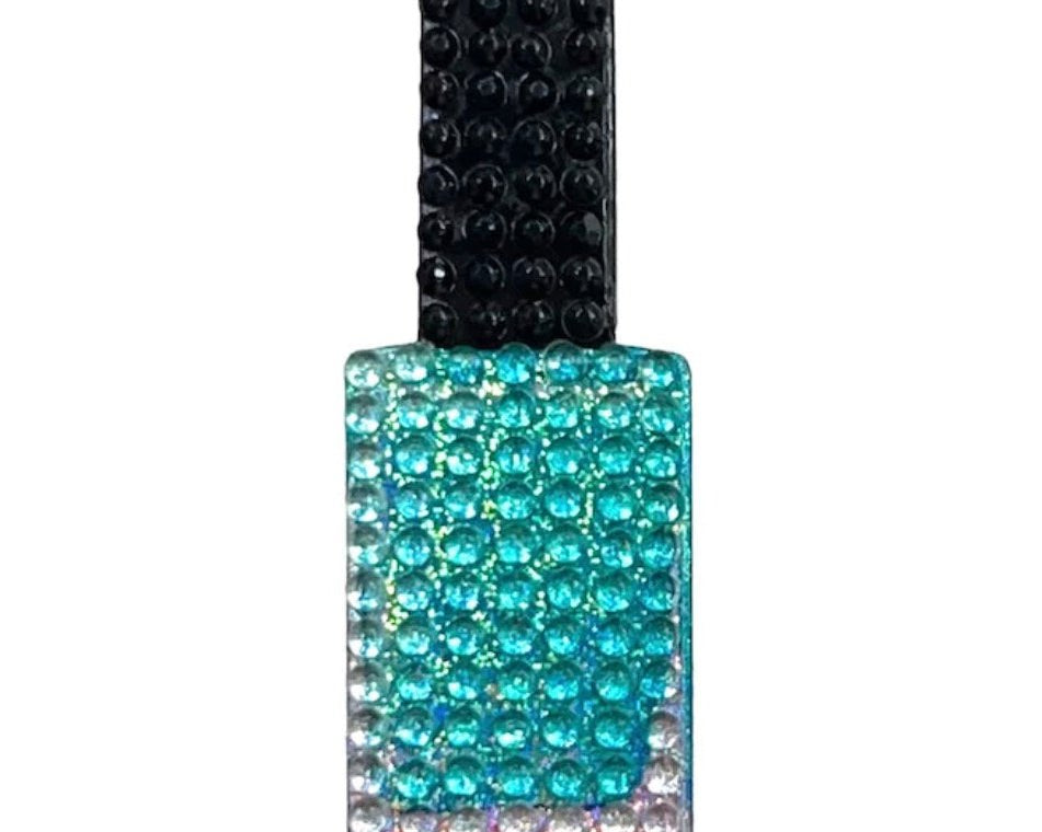 Sticker Beans Terez Blue Nail Polish - hip-kid