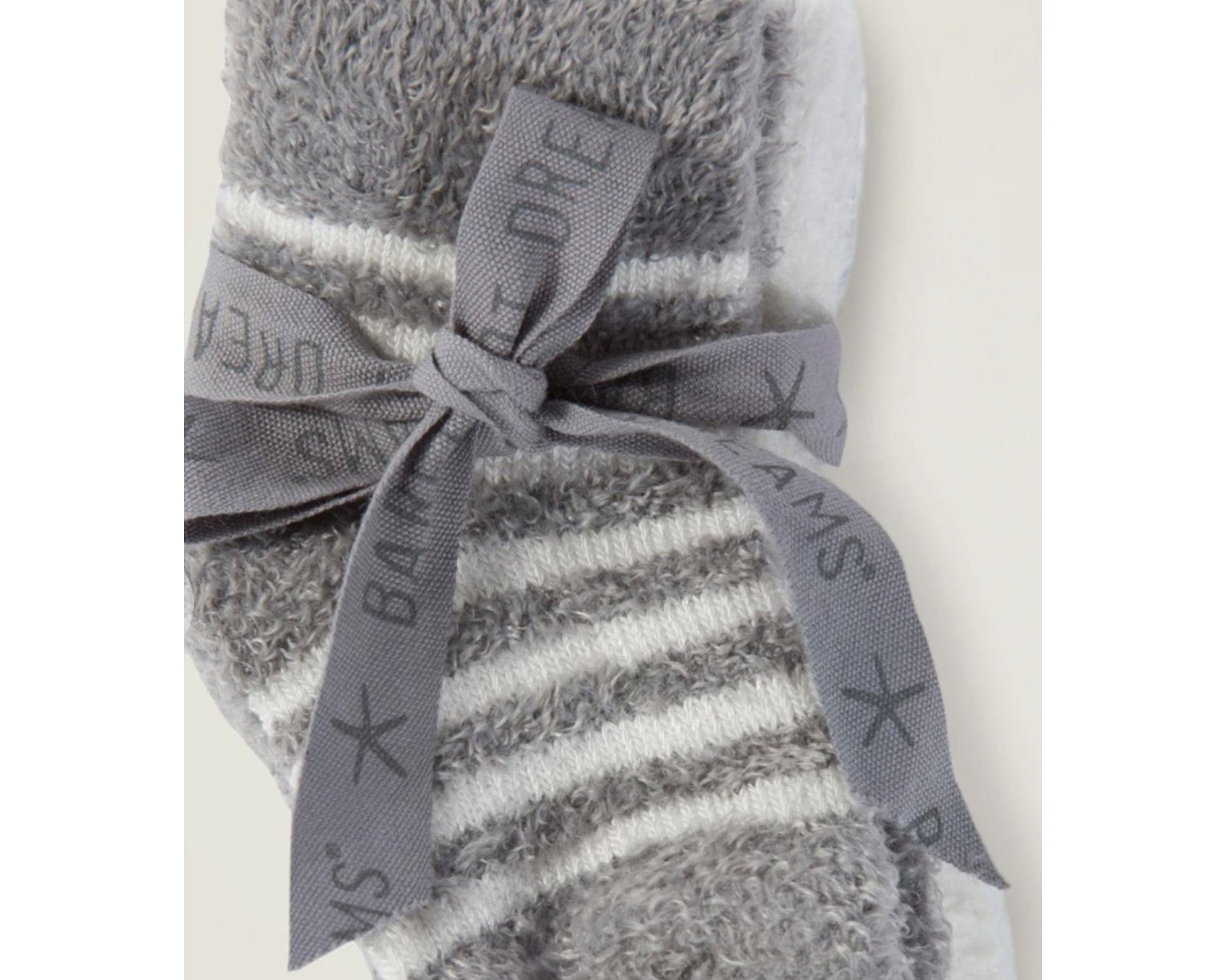 Barefoot Dreams Cozy Chic Lite Infant Sock Set 3 Pack (Pewter Pearl) - hip-kid