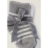 Barefoot Dreams Cozy Chic Lite Infant Sock Set 3 Pack (Pewter Pearl) - hip-kid