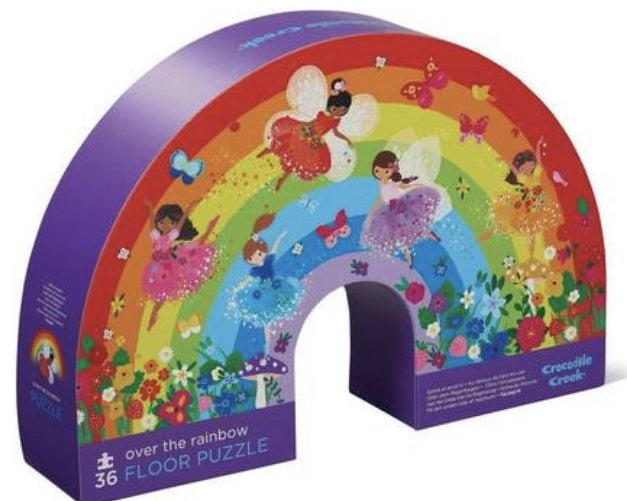 Crocodile Creek Over the Rainbow 36 pc Floor Puzzle - hip-kid
