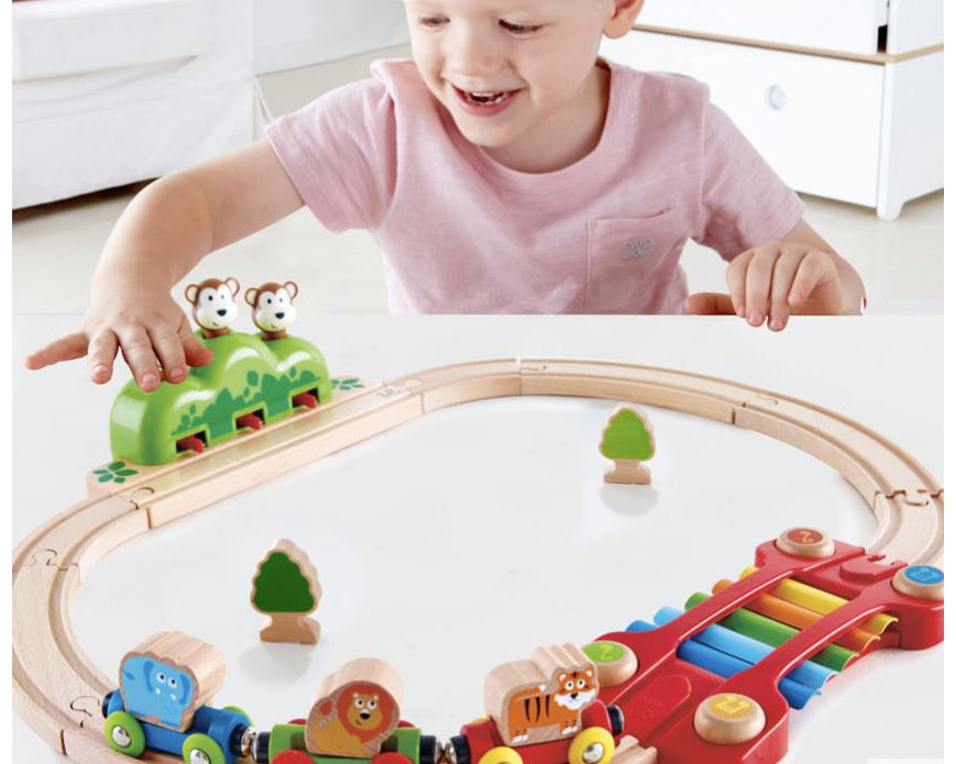 Hape Music and Monkeys Railway - hip-kid