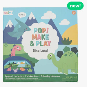OOLY Pop! Make & Play - Dino Land - hip-kid