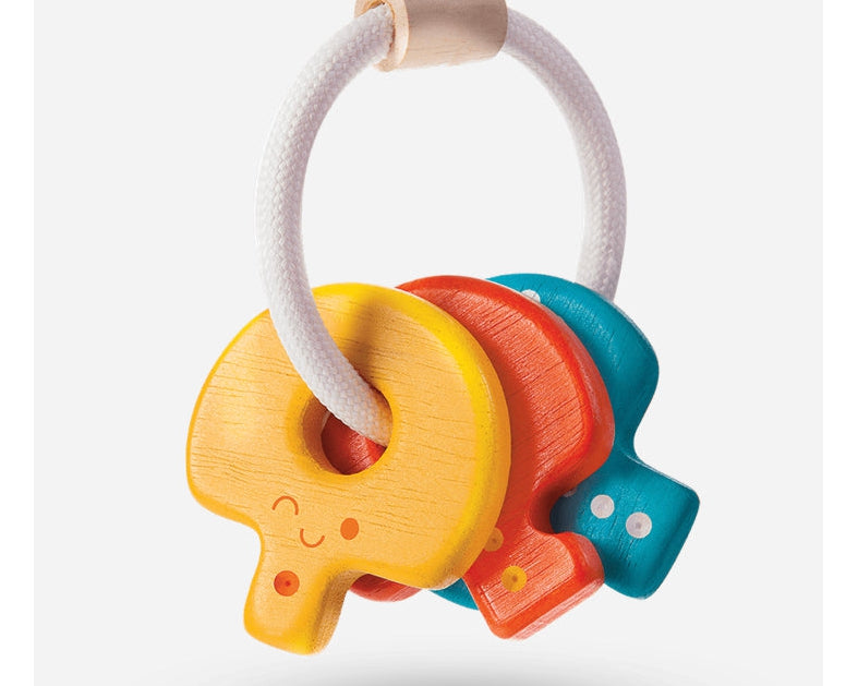 Plan Toys Baby Key Rattle Bright - hip-kid