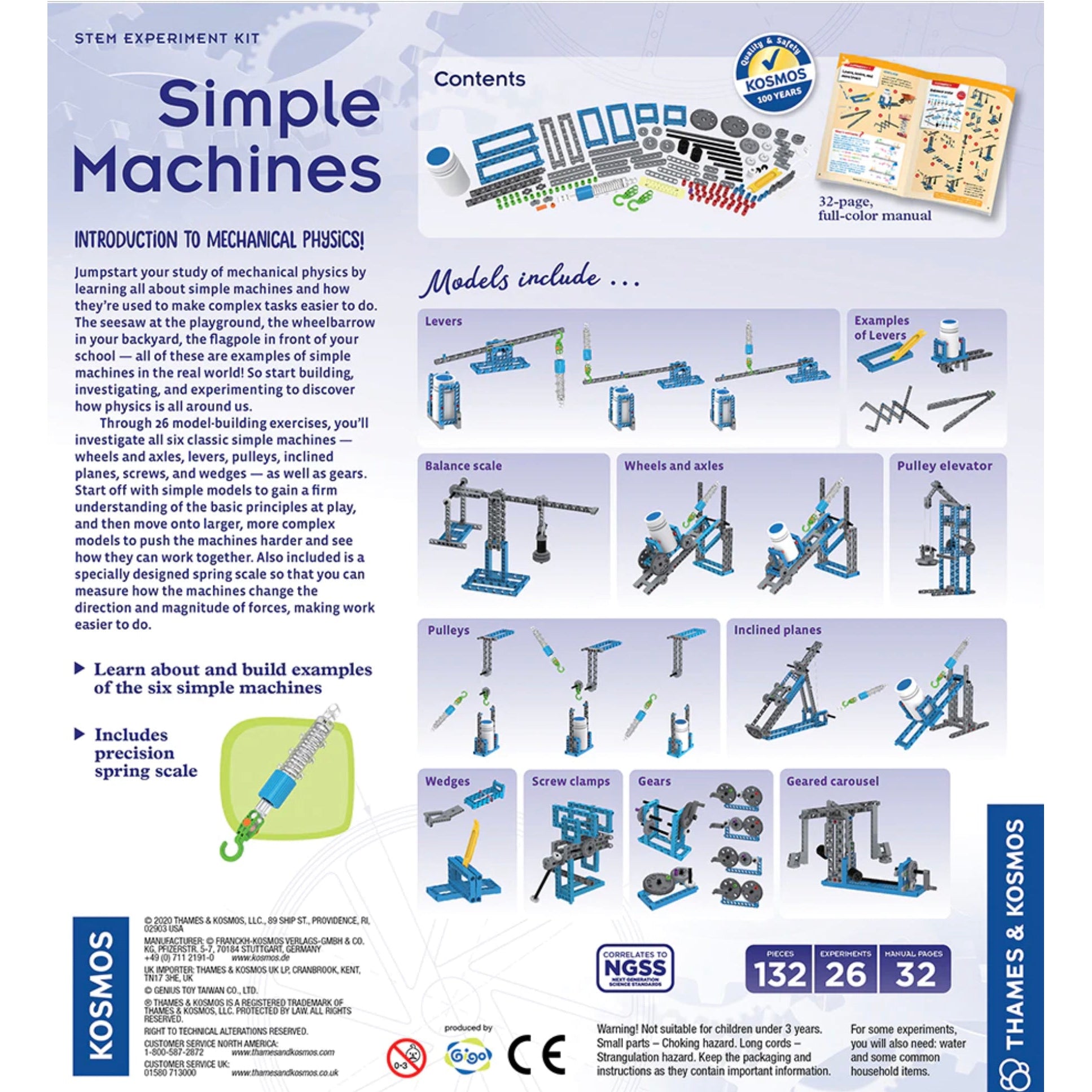Thames & Kosmos Simple Machines - Stem Experiment Kit - hip-kid