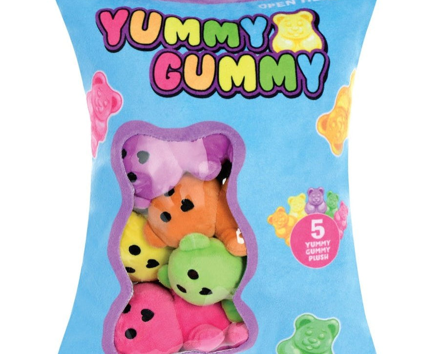 Iscream Yummy Gummies Packaging Fleece Plush - hip-kid
