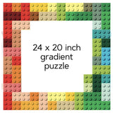 Lego Rainbow Bricks 1000 pc Puzzle - hip-kid