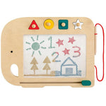Petit Collage Doodle & Draw Elephant - Wooden Magic Drawing Board - hip-kid