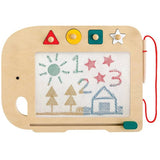 Petit Collage Doodle & Draw Elephant - Wooden Magic Drawing Board - hip-kid