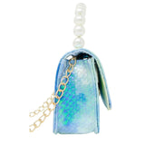 Zomi Gems - Tiny Treats Tie Dye Crocodile Pearl Handle Bag - Blue - hip-kid