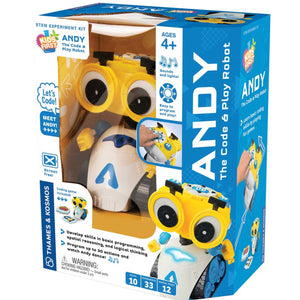 Thames & Kosmos Kids First Andy The Code & Play Robot - hip-kid