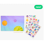 OOLY Set The Scene Transfer Sticker Magic - Galaxy Buddies - hip-kid