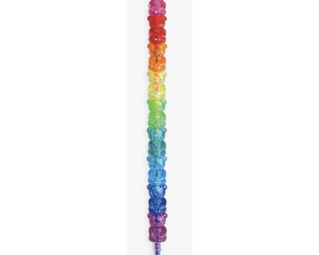 OOLY Bunch O’Bears Gummy Bear Stacking Crayons - hip-kid