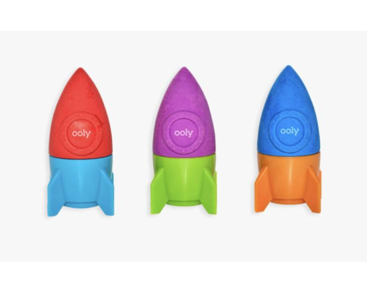OOLY Blast Off Erasers + Sharpener - hip-kid