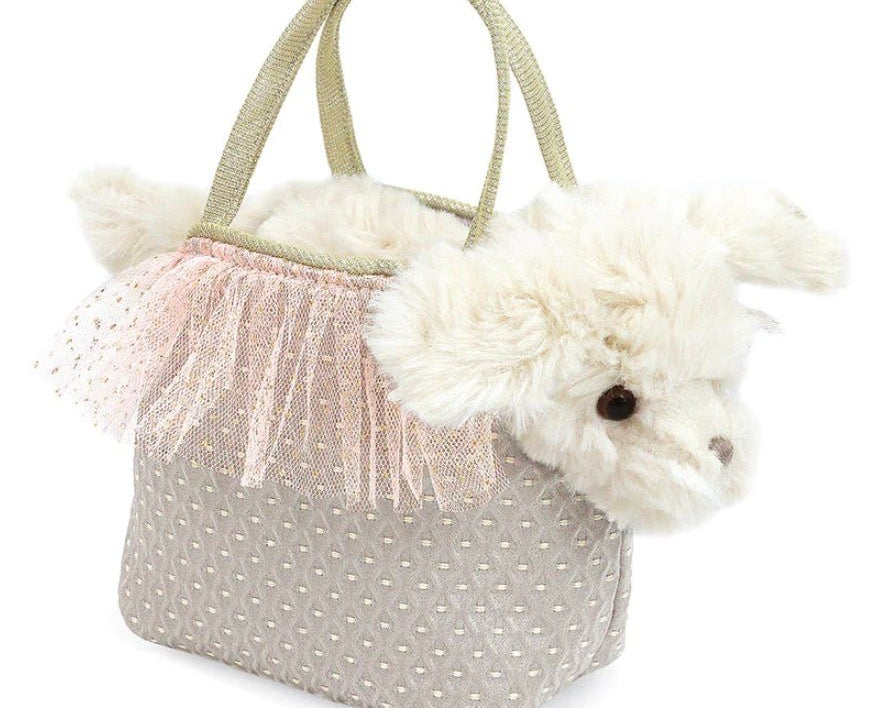 Mon Ami Sugar Maltese Puppy Plush Toy & Purse Set - hip-kid