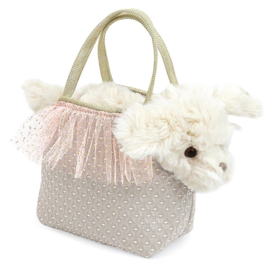 Mon Ami Sugar Maltese Puppy Plush Toy & Purse Set - hip-kid