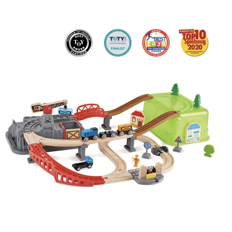 Hape Railway Bucket Builder Set - hip-kid