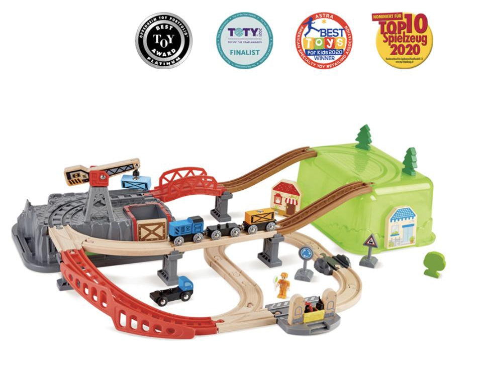 Hape Railway Bucket Builder Set - hip-kid