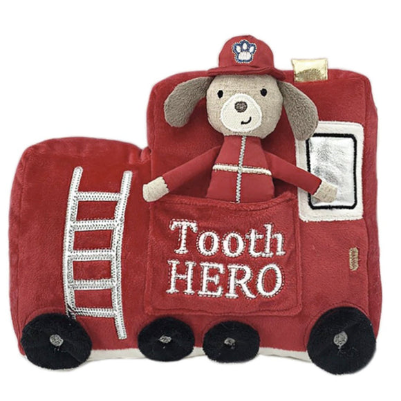 Mon Ami Fire Truck Tooth Pillow - hip-kid