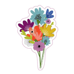 Badge Bomb Sticker - Bouquet Color in Bloom - hip-kid