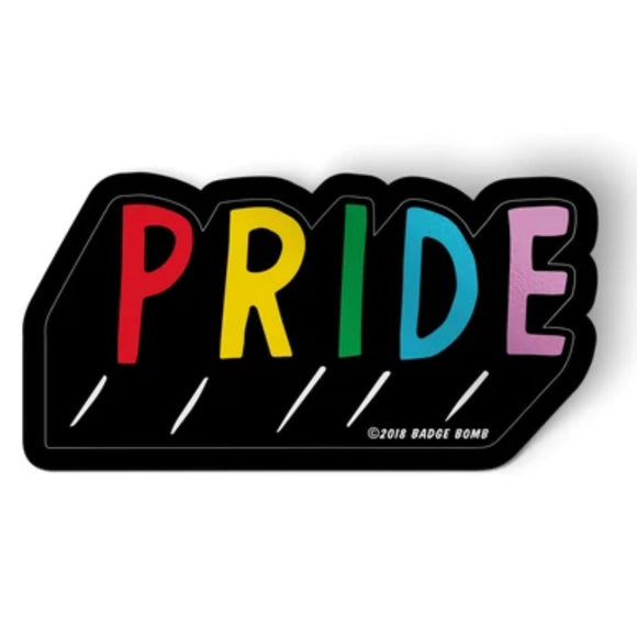 Badge Bomb Sticker - Pride Rainbow - hip-kid