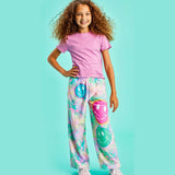 Iscream Happy Tie Dye Plush Pants - hip-kid