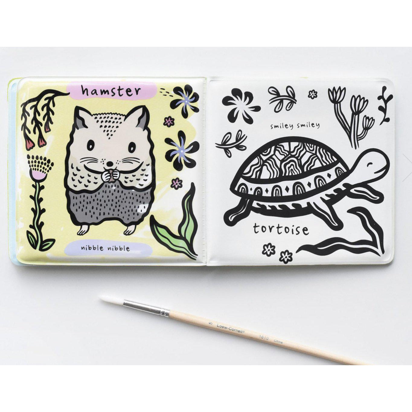 Wee Gallery Bath Book: Who Loves Pets? - hip-kid