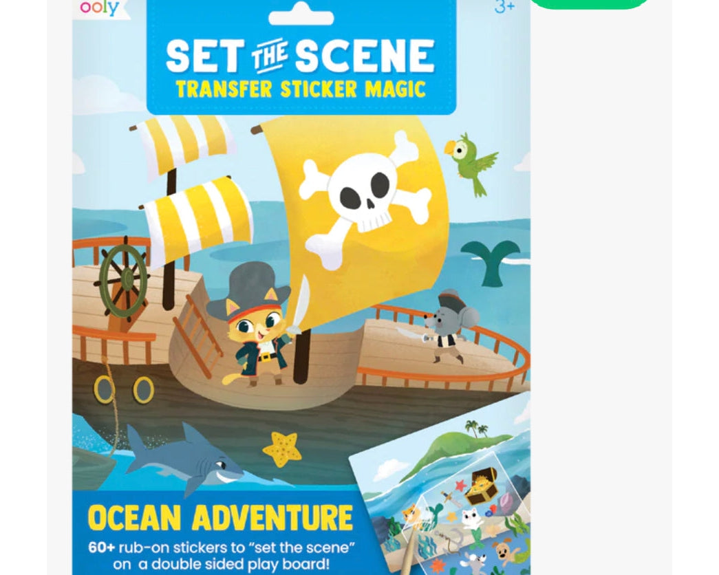 OOLY Set The Scene Transfer Sticker Magic - Ocean Adventure - hip-kid