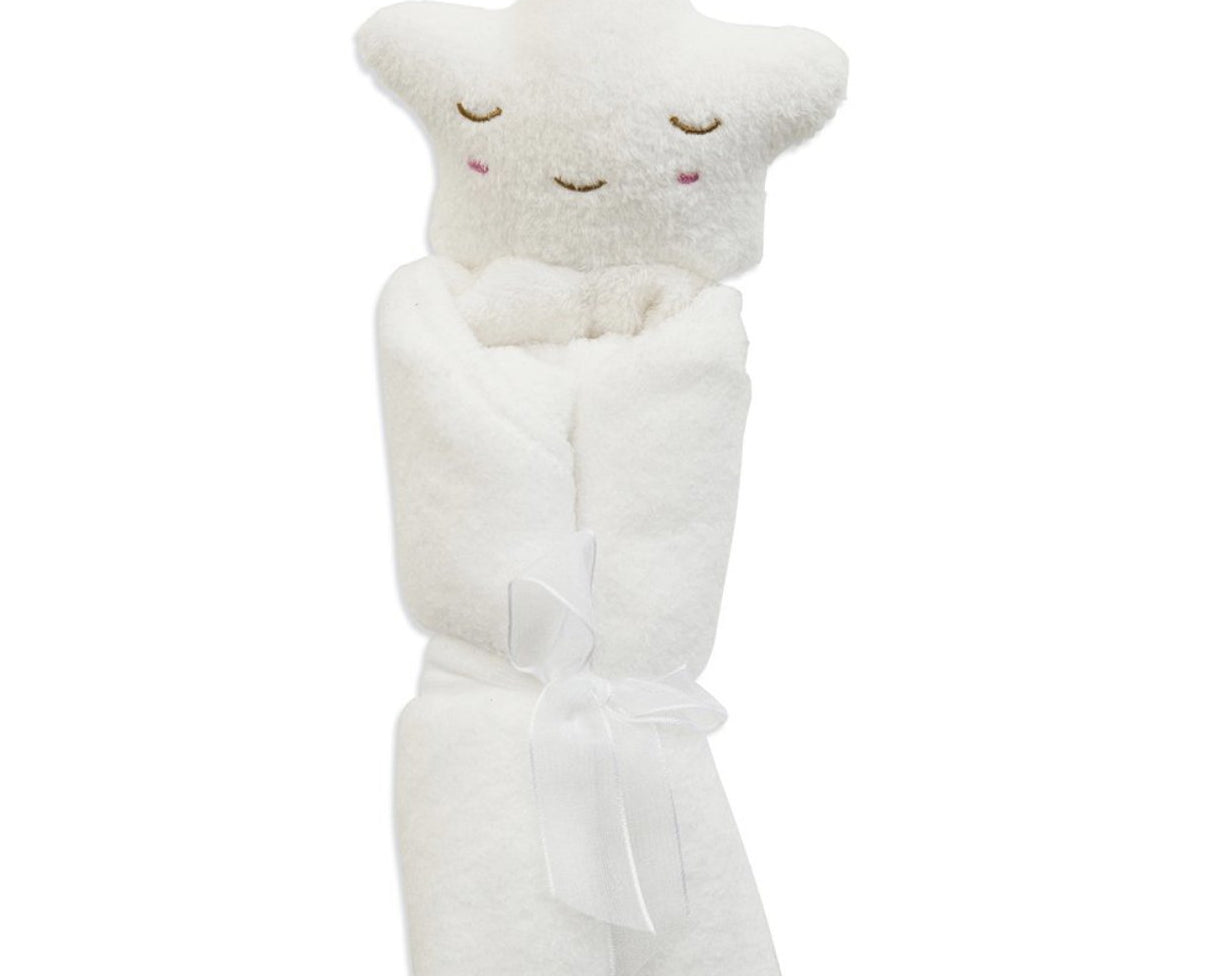 Angel Dear Blankie/Lovey - White Star - hip-kid