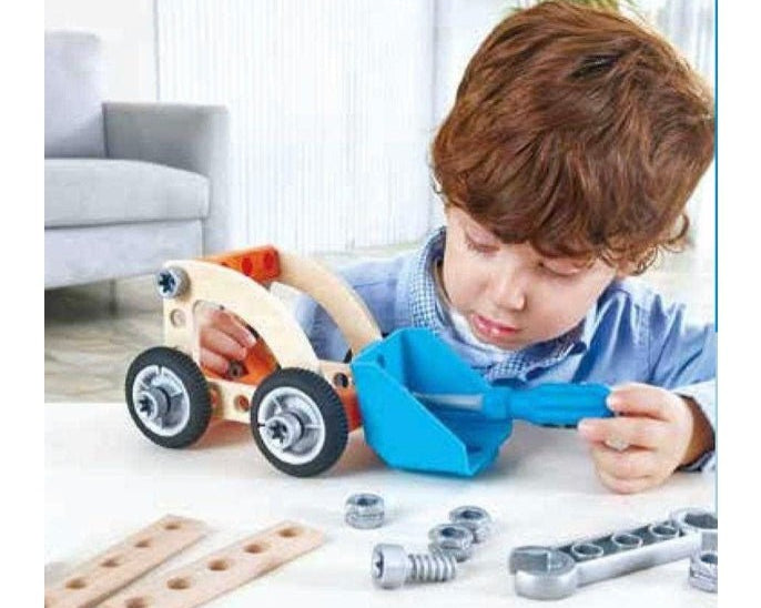 Hape Build & Drive Car Set - hip-kid