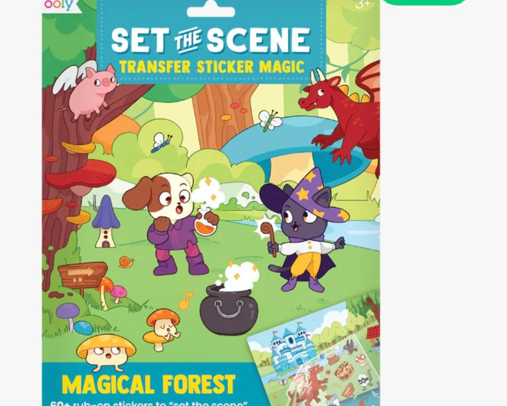 OOLY Set The Scene Transfer Sticker Magic - Magical Forest - hip-kid