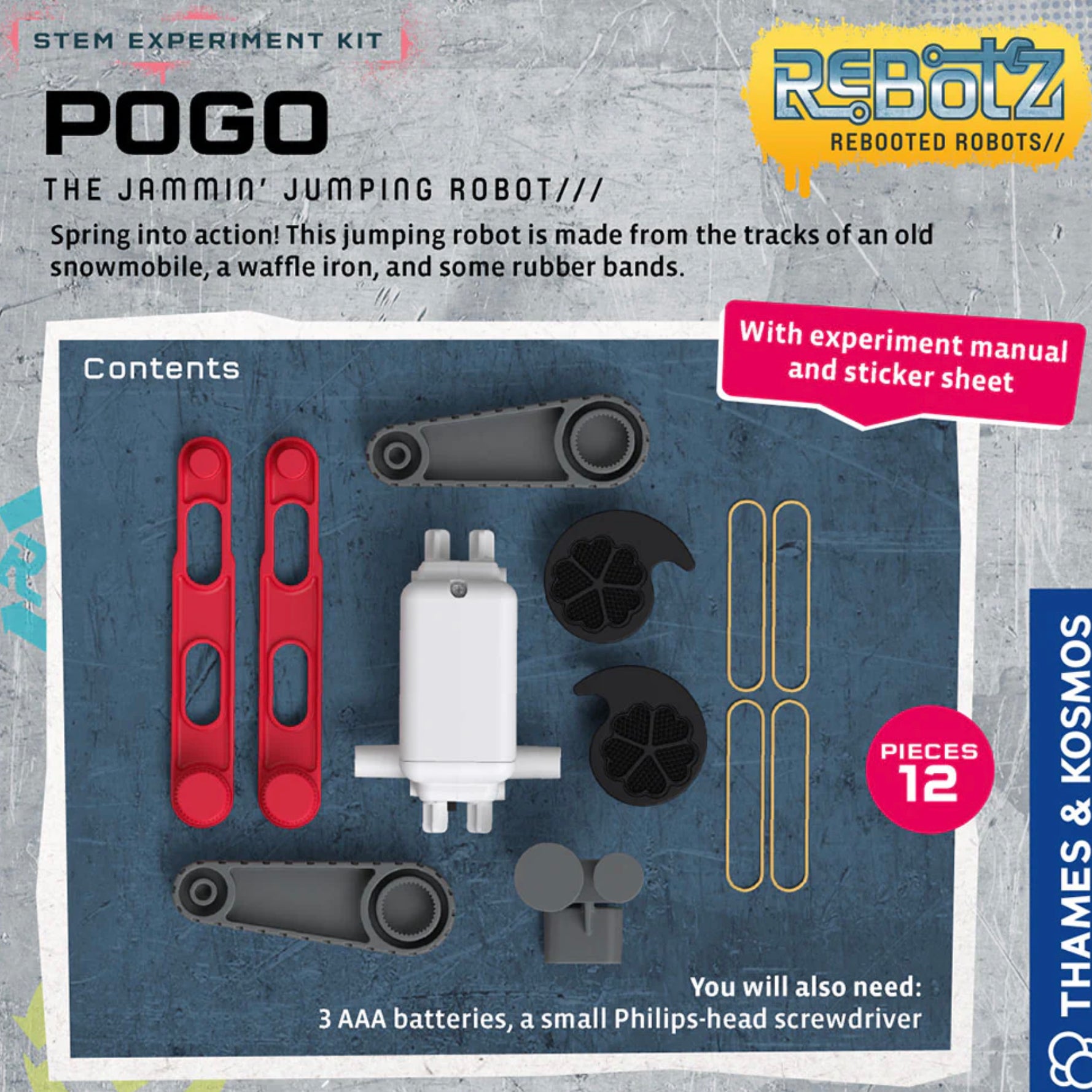 Thames & Kosmos - Rebotz Pogo - The Jammin’ Jumping Robot - hip-kid