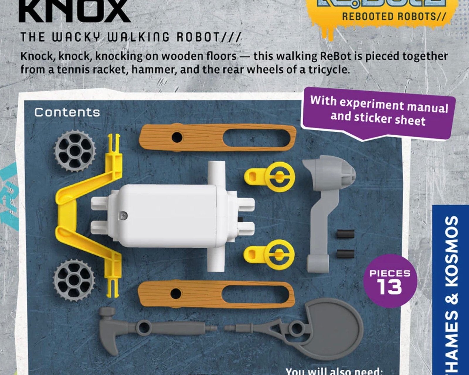 Thames & Kosmos - Rebotz Knox - The Waking Walking Robot - hip-kid