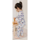 LouLou Lollipop 2-pc Pajama Set in TENCEL - Ink Floral - hip-kid