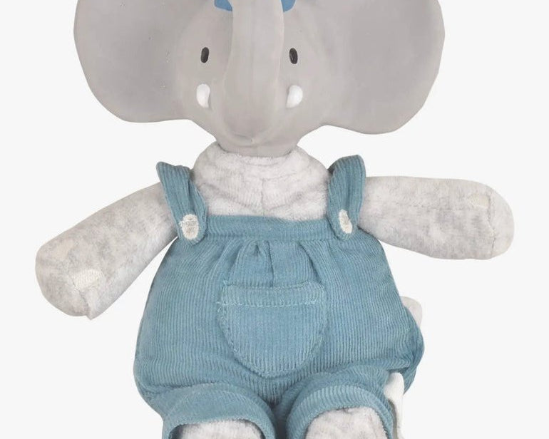 Mini Alvin the Elephant - Rubber Head Plush Body Toy - hip-kid