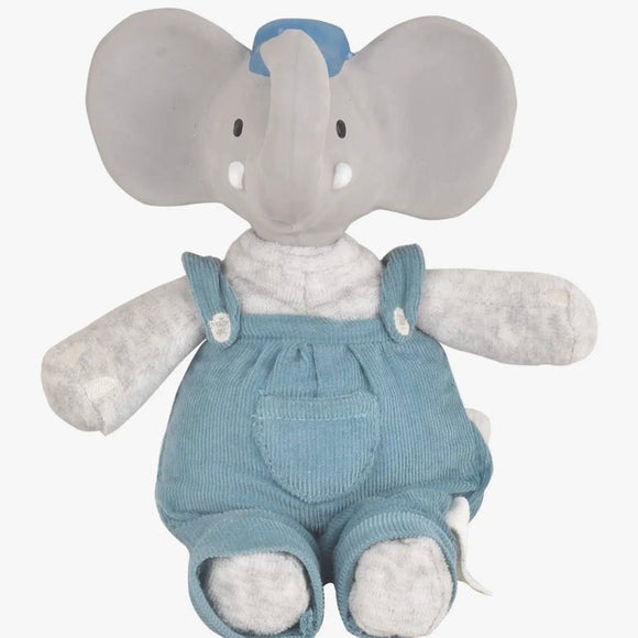 Mini Alvin the Elephant - Rubber Head Plush Body Toy - hip-kid