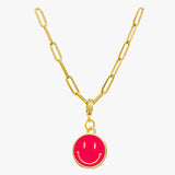 Zomi Gems Happy Face Necklace - hip-kid