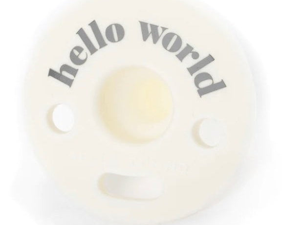 Bella Tunno Hello World Pacifier - hip-kid