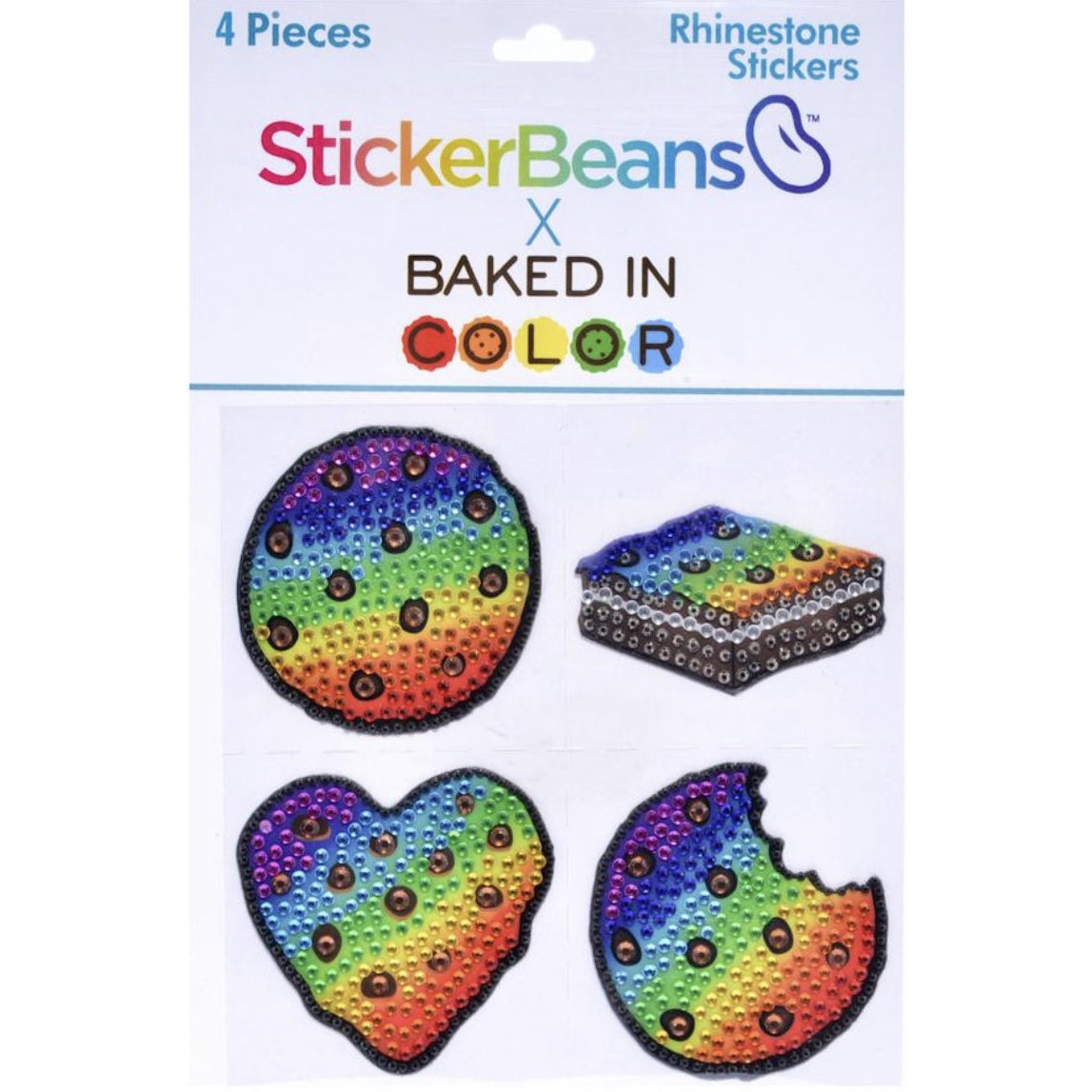 Sticker Beans - 4 PC Baked in Color - hip-kid