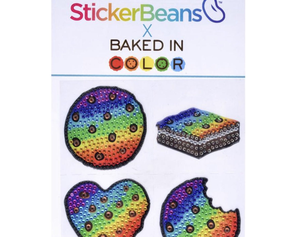 Sticker Beans - 4 PC Baked in Color - hip-kid