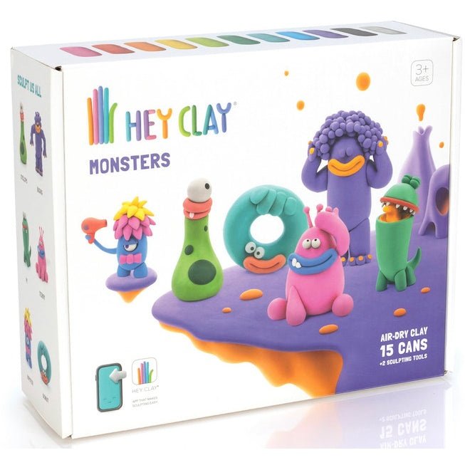 Fatbrain Hey Clay - Monsters - hip-kid