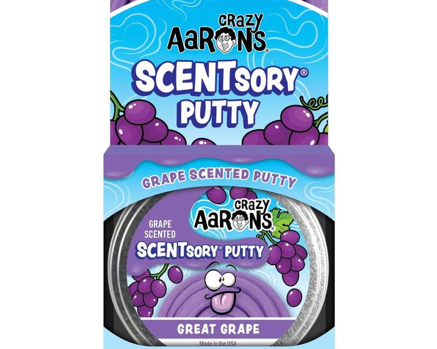 Crazy Aaron's Scentsory Thinking Putty Tin - Great Grape - hip-kid