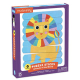 Mudpuppy Dancing Animals of the World Puzzle Sticks - hip-kid