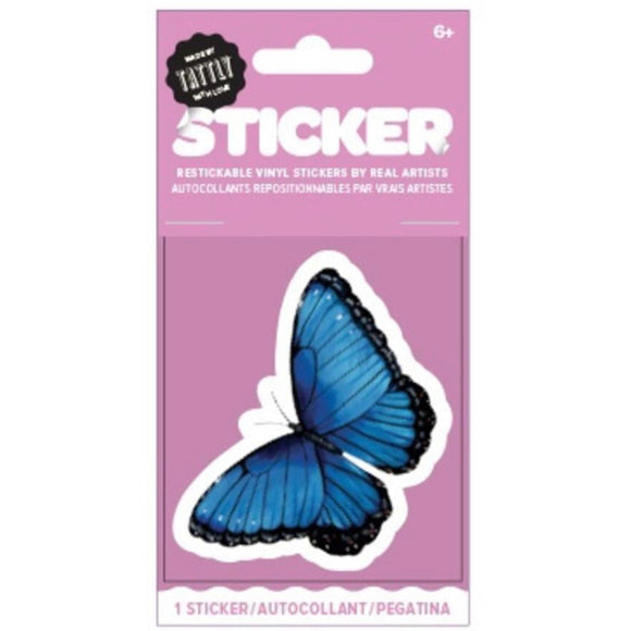 Tattly Sticker Diecut Single - Blue Butterfly - hip-kid